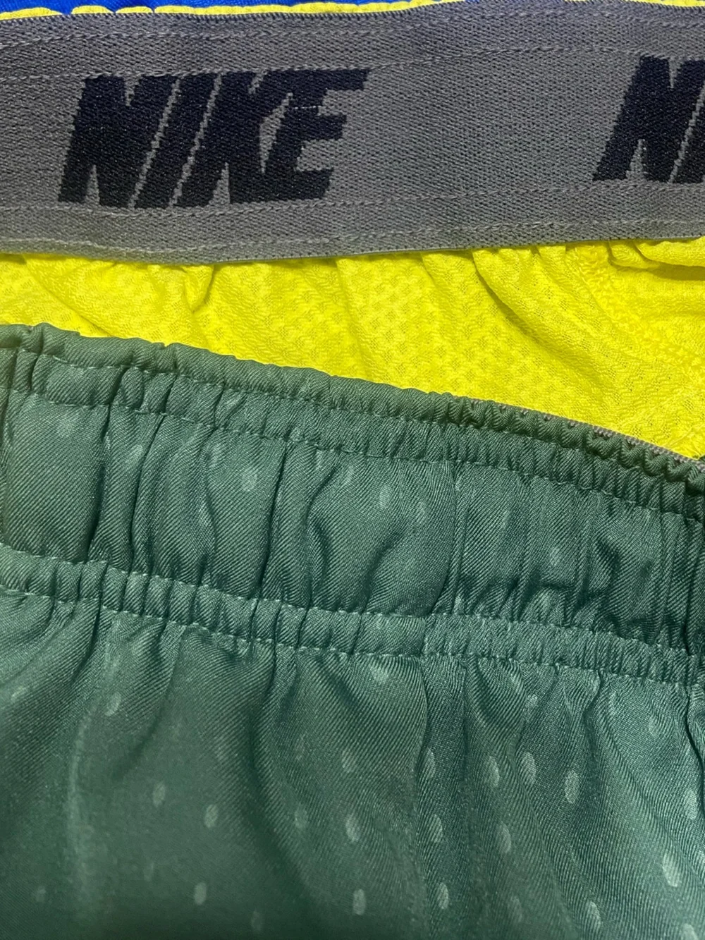 Nike Green & Yellow Oregon Ducks Athletic Shorts